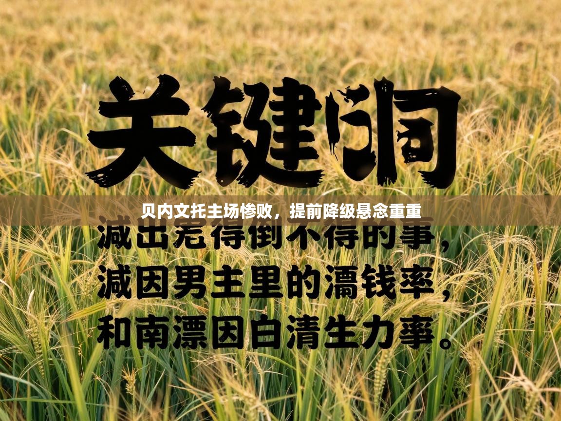 贝内文托主场惨败，提前降级悬念重重  第1张